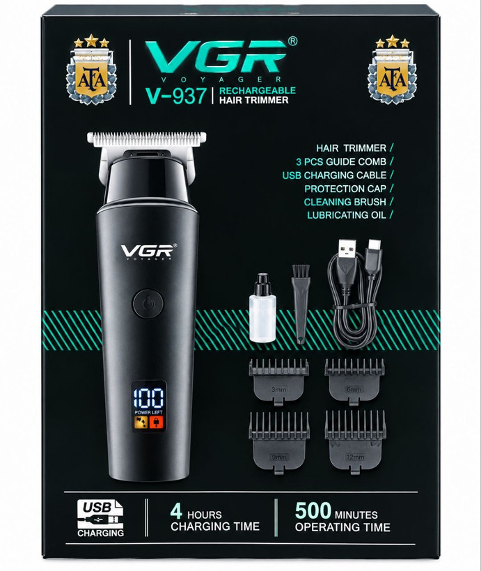 ماشین اصلاح و تریمر مو و صورت VGR مدل V-937